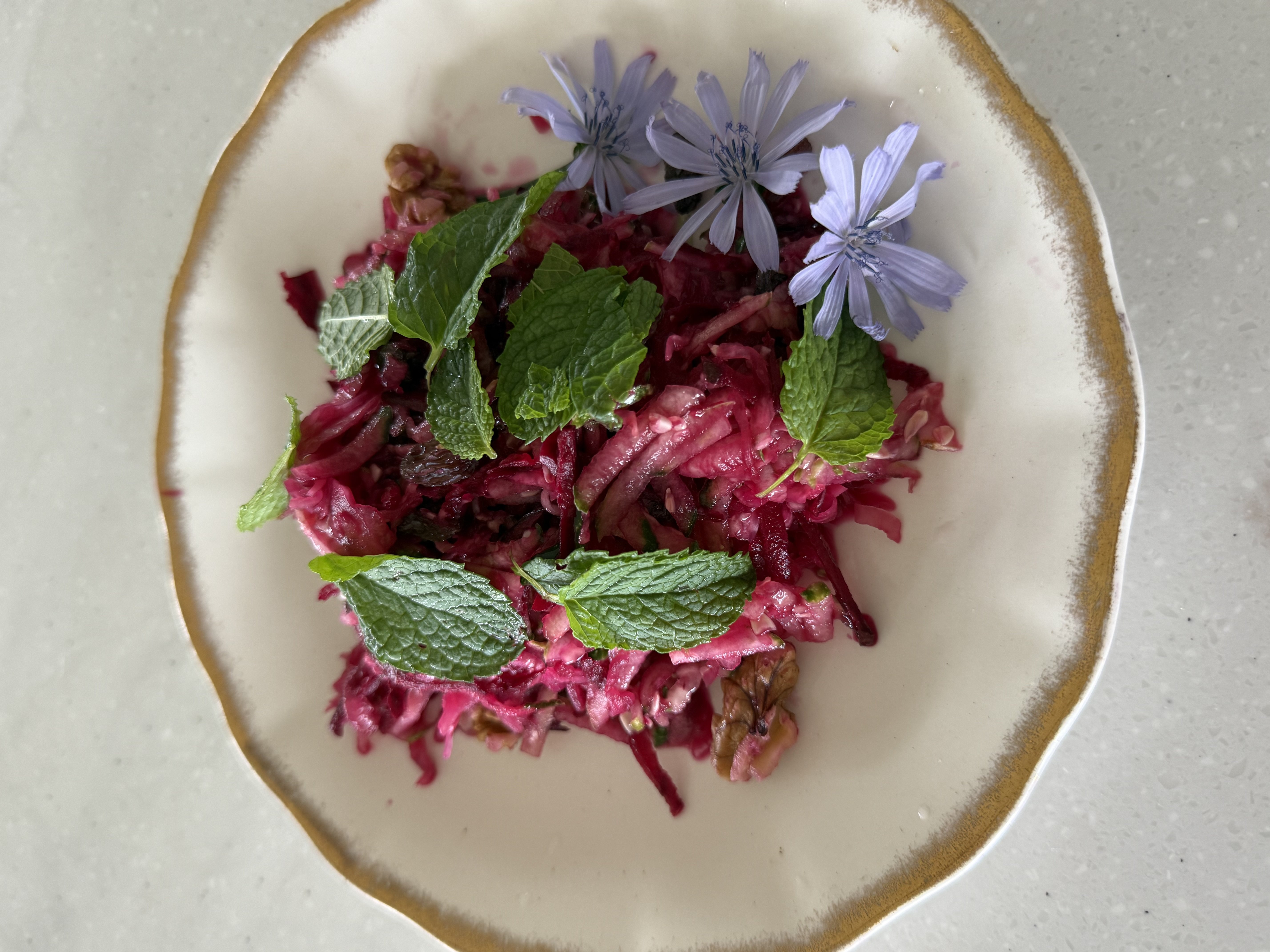 Beetroot and Sauerkraut Salad
