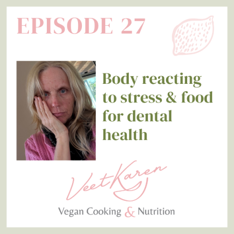 Body reacting to stress & food for dental health