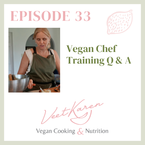 Q & A on the vegan chef training