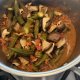 Ethiopian okra and mushlamb stew (Bamia)